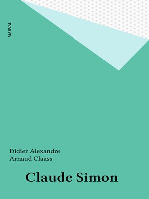 cover image of Claude Simon